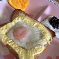 クック49L4Ho☆'s cooksnap of when they made 絶品♡洗い物なし目玉焼きマヨトースト.