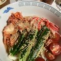 クック49L4Ho☆'s cooksnap of when they made キムチのっけ冷やしうどん.