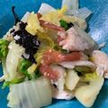 すのうこっとん's cooksnap of when they made ★無限系★白菜とささみの混ぜるだけサラダ.