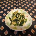 龍青空ママ's cooksnap of when they made 1歳ほうれん草とカレースクランブルエッグ.