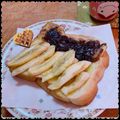 ふくmama✨✨'s cooksnap of when they made あんことバナナの甘〜いトースト♪.