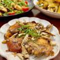 Superlittleboo's cooksnap of when they made 材料2つ❀カリカリチーズ舞茸❀.