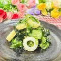 岡山県料理サークルちゃお〜's cooksnap of when they made 太胡瓜と竹輪の酢の物　作り置きにも◎.
