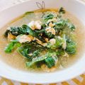 よぴぴよ's cooksnap of when they made 優しい♡レタス&卵のチーズinスープ♡.