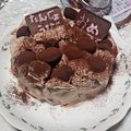 にゃふ's cooksnap of when they made 15㎝型❤チョコデコレーションケーキ♪.