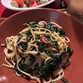 しゃくまま's cooksnap of when they made ☆ほうれん草とベーコンの和風パスタ☆.