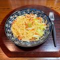 ももいろふらみんご's cooksnap of when they made 桜えびとキャベツのペペロンチーノ。.