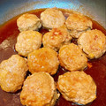 kikicats's cooksnap of when they made お弁当用簡単ハンバーグ☆冷凍保存♫.