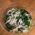 ちゃおわん's cooksnap of when they made ほうれん草とじゃこのお浸し【作り置き】.