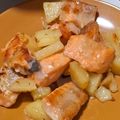 ヨシヨッシー's cooksnap of when they made コクうま☆塩鮭とじゃがいもの味噌バター.