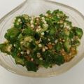 クックE662AA☆'s cooksnap of when they made レンジで簡単！オクラおかか和え.