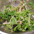 ヨシヨッシー's cooksnap of when they made 超簡単おいしい！水菜とツナの和風サラダ.