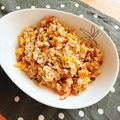 よぴぴよ's cooksnap of when they made 夏の昼ご飯に！キューちゃん入り炒飯♪.