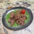 みかかめ's cooksnap of when they made あっさり＊茹でレバーの旨塩薬味和え.