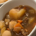 MULA's cooksnap of when they made ひき肉とうずら卵の肉じゃが.