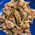 踊ってばかり's cooksnap of when they made 簡単♪鶏もも肉と舞茸のバターポン酢炒め＊.
