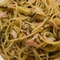 さと鈴's cooksnap of when they made ワンパン♪ナスとベーコンの和風パスタ.
