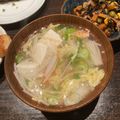 TANAKANY's cooksnap of when they made ☆豆腐とカニカマとえのきのスープ☆.