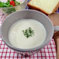 在宅勤務のおじさん's cooksnap of when they made 簡単！濃厚ビシソワーズ.