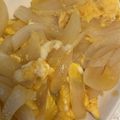 Hightea1's cooksnap of when they made 卵と玉ねぎだけ‼簡単☆節約☆たまご丼☆.
