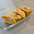 Faiza's cooksnap of when they made ✿クリームチーズinカニカマ卵焼き✿.