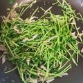 ✧りっくんママ✧'s cooksnap of when they made しゃきしゃき水菜のガーリックベーコン炒め.