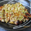 良庵★Ryoan's cooksnap of when they made 鶏胸肉の揚げ焼き油淋鶏.