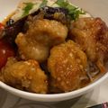 海老ふりゃ〜's cooksnap of when they made 揚げない鶏肉の唐揚げ★甘酢しょうゆ.