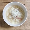 みーー's cooksnap of when they made 鶏ささみが1本あったら…胃に優しいうどん.