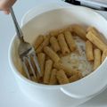 はるいろいちご's cooksnap of when they made 手づかみおやつ☆ごま入り安倍川マカロニ.