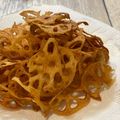 まくのうち's cooksnap of when they made パリパリ！レンコンチップス♪.