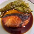 緑の人魚's cooksnap of when they made ＊フライパンであめ色ブリの照り焼き.