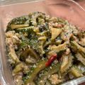 tweetwink's cooksnap of when they made ナスとゴーヤの味噌炒め.
