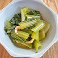 なかなかきなこ's cooksnap of when they made ヘルシー！青梗菜と桜えびの煮びたし.