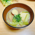 ルパンのかあさん☆彡's cooksnap of when they made さつまいもと小松菜の味噌汁.