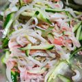 ミルクスイッチ's cooksnap of when they made もやしときゅうりとカニカマのナムル和え.