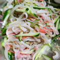 ミルクスイッチ's cooksnap of when they made もやしときゅうりとカニカマのナムル和え.