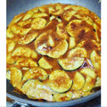生誕１９７３年独身男's cooksnap of when they made ナスの『アレ』。。。つまりナスのお焼き.