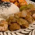 まいすけなり。's cooksnap of when they made ☆厚揚げ・ネギ・白菜のすき焼き風炒め☆.