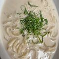 nikopunnn's cooksnap of when they made ☆明太子クリームうどん☆.