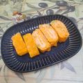 みかかめ's cooksnap of when they made 夫考案♡ブロッコリーの茎で卵焼き♡.
