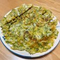 Kanamin37's cooksnap of when they made 大葉チーズたくあんチヂミ[大量消費にも].