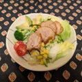 龍青空ママ's cooksnap of when they made 簡単チキンサラダ.