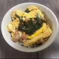 ま's cooksnap of when they made 湯煎でできる☆焼鳥缶で親子丼.