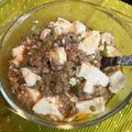 あきひよ12's cooksnap of when they made レンジde麻婆豆腐☆茄子☆挽肉そぼろ丼.