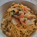 ちょちょこ✫'s cooksnap of when they made シーフードミックスで簡単バター醤油パスタ.