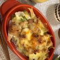 ずはずは☆'s cooksnap of when they made 残り物で和風白菜グラタン.