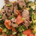 リータ☆'s cooksnap of when they made 牛肉トマトブロッコリのおかずなサラダ.