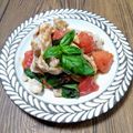 NoraDoraママ's cooksnap of when they made 豚肉のバジルトマトソース♪.
