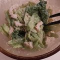 アクセル☆'s cooksnap of when they made グリーンリーフとちくわのごまあえ.